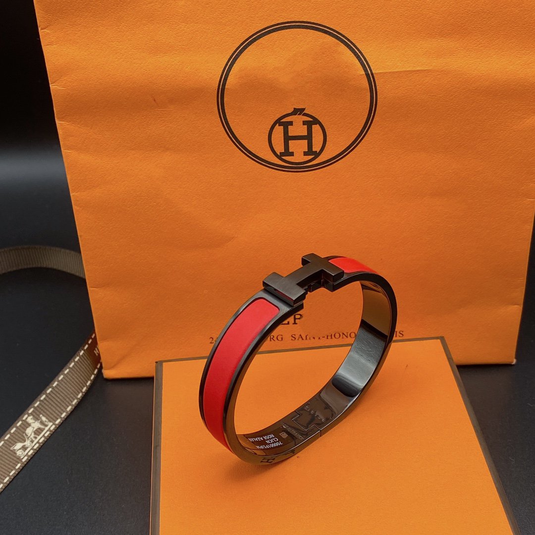[Noble Aura jewelry]CLIC HM SO BLACK RED BRACELET