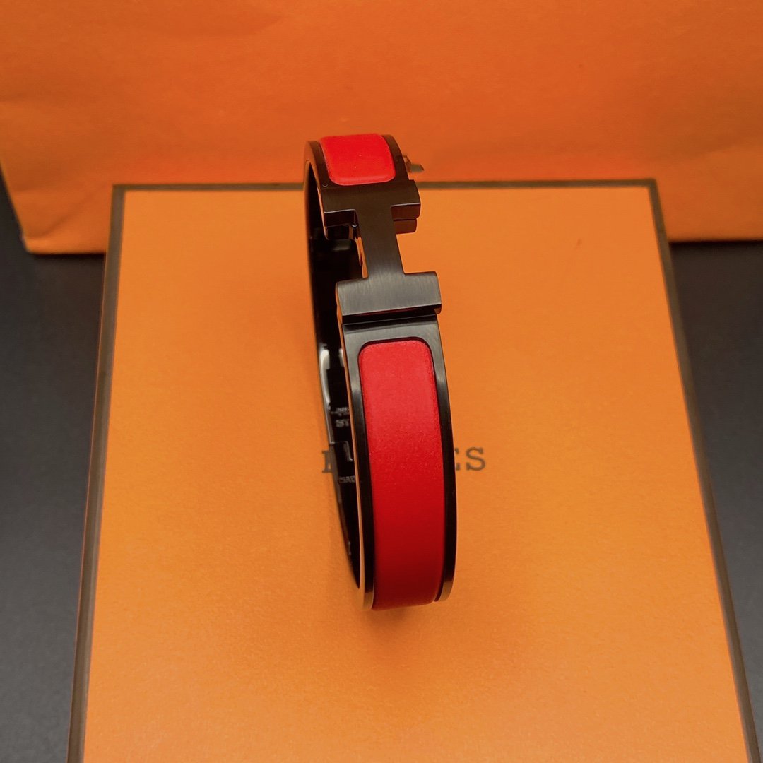 [Noble Aura jewelry]CLIC HM SO BLACK RED BRACELET