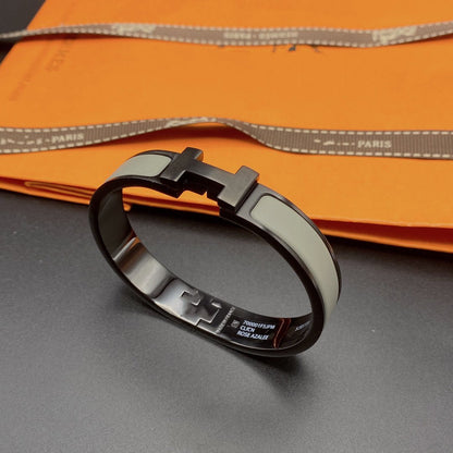 [Noble Aura jewelry]CLIC HM SO BLACK GREY BRACELET