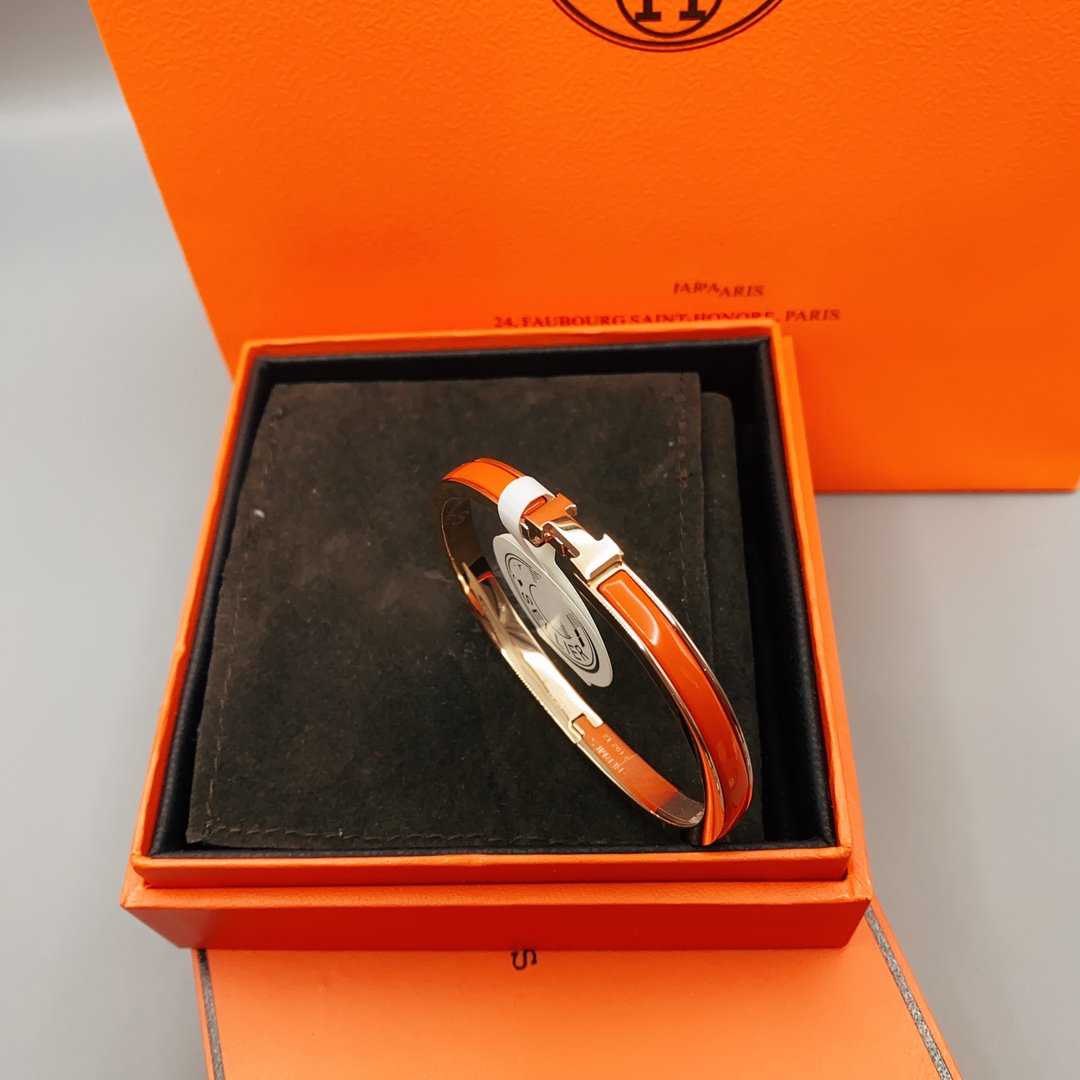 [Noble Aura jewelry]CLASSIC HM CLIC RED 8MM ENAMEL BRACELET