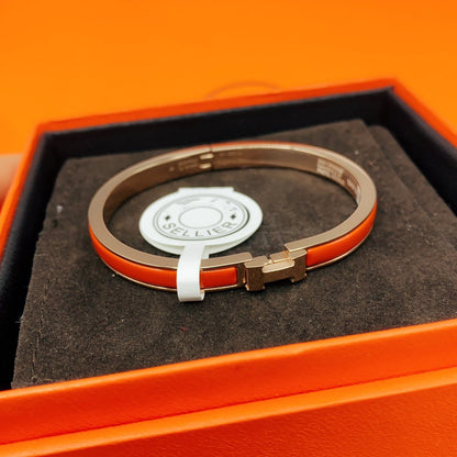 [Noble Aura jewelry]CLASSIC HM CLIC RED 8MM ENAMEL BRACELET