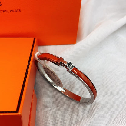 [Noble Aura jewelry]CLASSIC HM CLIC RED 8MM ENAMEL BRACELET