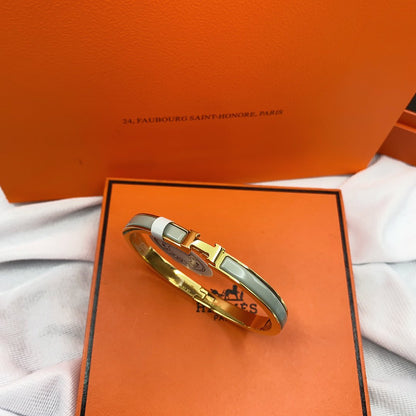 [Noble Aura jewelry]CLASSIC HM CLIC GREEN 8MM ENAMEL BRACELET