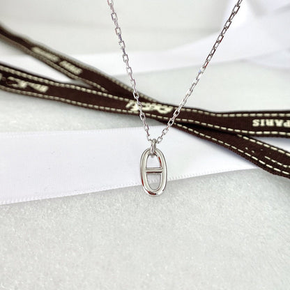 [Noble Aura jewelry]HM PIG NOSE NECKLACE