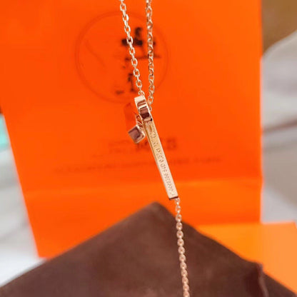 [Noble Aura jewelry]HM NECKLACE PLATINUM ROSE GOLD DIAMOND