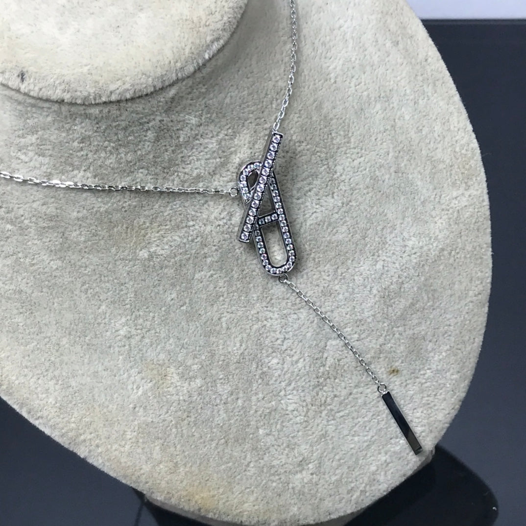 [Noble Aura jewelry]HM NECKLACE PLATINUM ROSE GOLD DIAMOND
