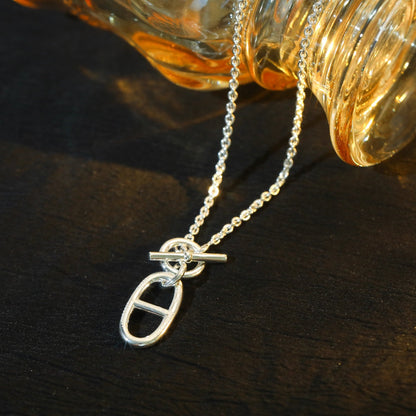 [Noble Aura jewelry]HM CHAINE D'ANCRE PENDANT NECKLACE STERLING SILVER