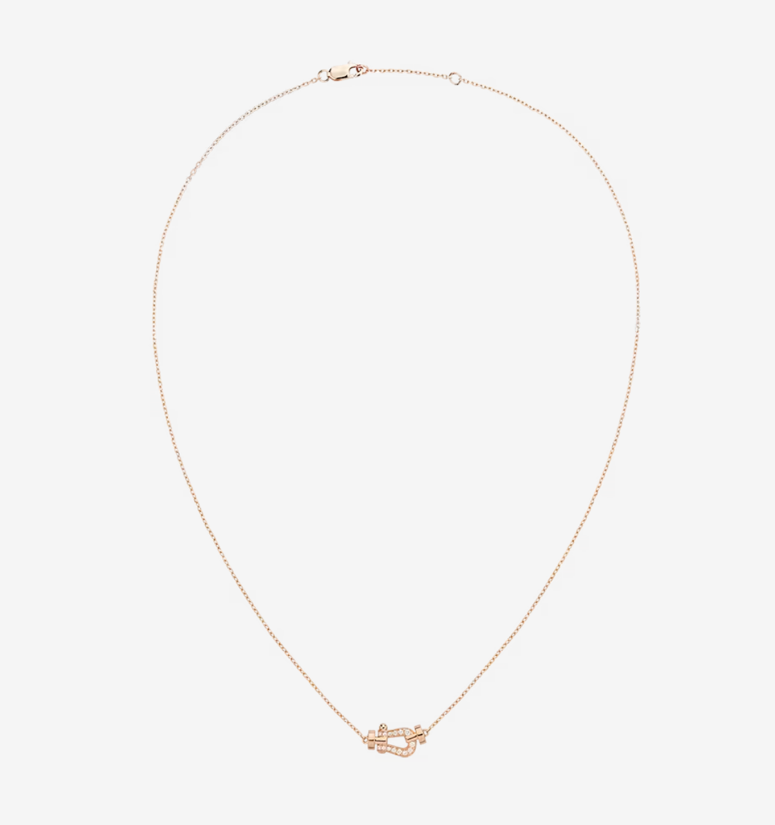 [Noble Aura jewelry]FORCE 10 DIAMOND PINK GOLD NECKLACE MINI MODEL