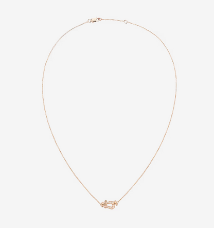 [Noble Aura jewelry]FORCE 10 DIAMOND PINK GOLD NECKLACE MINI MODEL