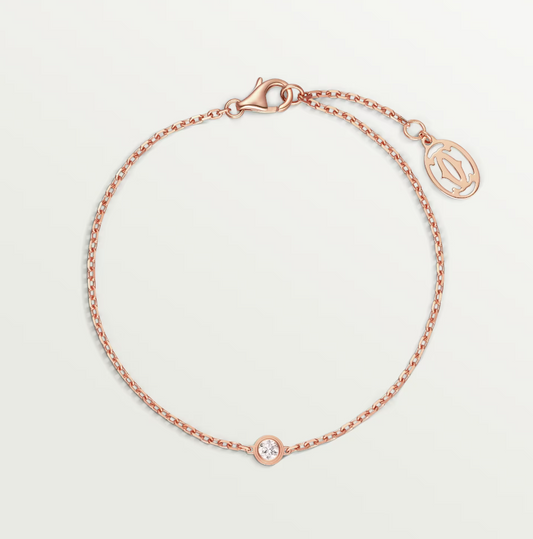 [Noble Aura jewelry]DAMOUR DIAMOND LINK BRACELET