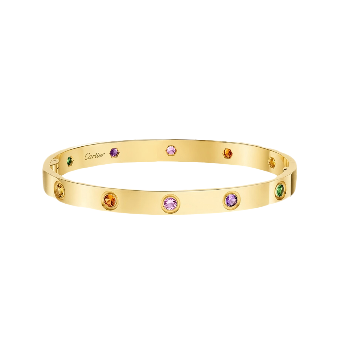 [Noble Aura jewelry] 2026 RAINBOW LOVE BRACELET 6.1MM  10 DIAMONDS