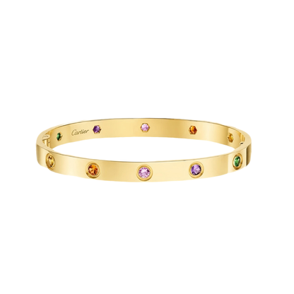 [Noble Aura jewelry] 2026 RAINBOW LOVE BRACELET 6.1MM  10 DIAMONDS