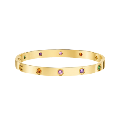 [Noble Aura jewelry]2026 RAINBOW LOVE BRACELET 6.1MM  10 DIAMONDS