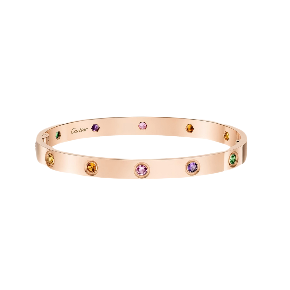 [Noble Aura jewelry] 2026 RAINBOW LOVE BRACELET 6.1MM  10 DIAMONDS