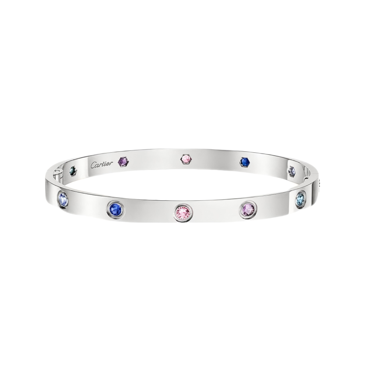[Noble Aura jewelry] 2026 RAINBOW LOVE BRACELET 6.1MM  10 DIAMONDS