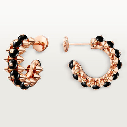 [Noble Aura jewelry]CLASH 7.9MM AGATE CHALCEDONY EARRINGS