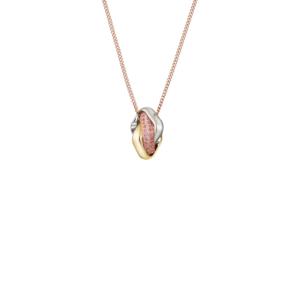 [Noble Aura jewelry]TRINITY CUSHION NECKLACE COLLECTION