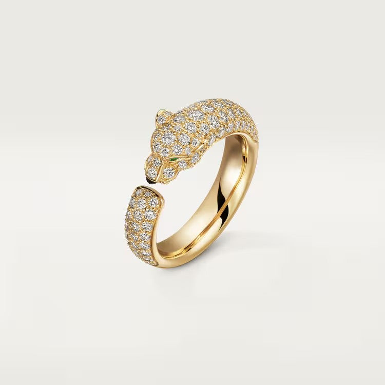 [Noble Aura jewelry]PANTHERE FULL DIAMOND SMALL RING