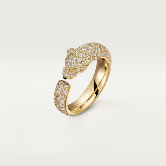 [Noble Aura jewelry]PANTHERE FULL DIAMOND SMALL RING
