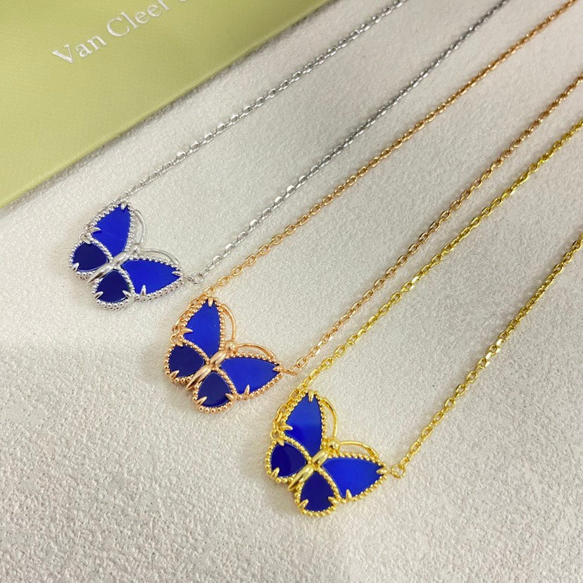 [Noble Aura jewelry]2026 NEW LUCKY BUTTERFLY 1 MOTIFS NECKLACE