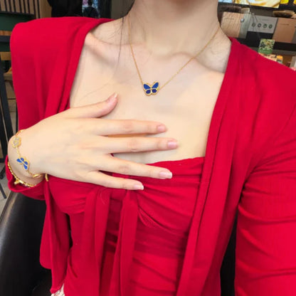 [Noble Aura jewelry]2026 NEW LUCKY BUTTERFLY 1 MOTIFS NECKLACE