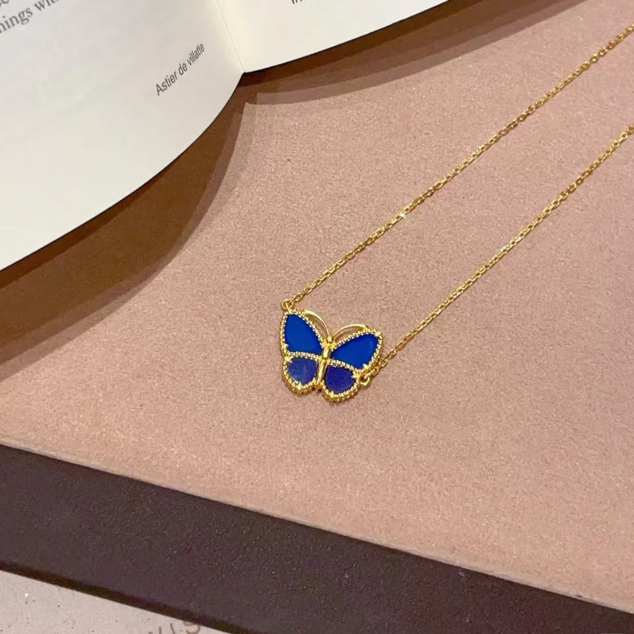 [Noble Aura jewelry]2026 NEW LUCKY BUTTERFLY 1 MOTIFS NECKLACE