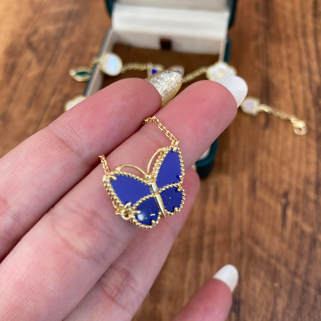 [Noble Aura jewelry]2026 NEW LUCKY BUTTERFLY 1 MOTIFS NECKLACE