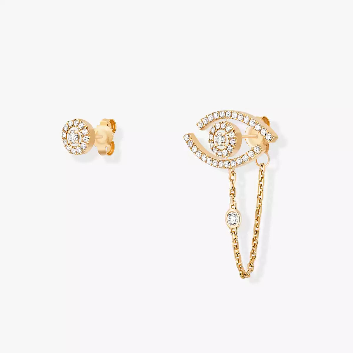 [Noble Aura jewelry]Lucky Eye Diamond Earrings