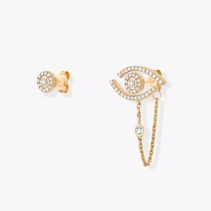 [Noble Aura jewelry]Lucky Eye Diamond Earrings