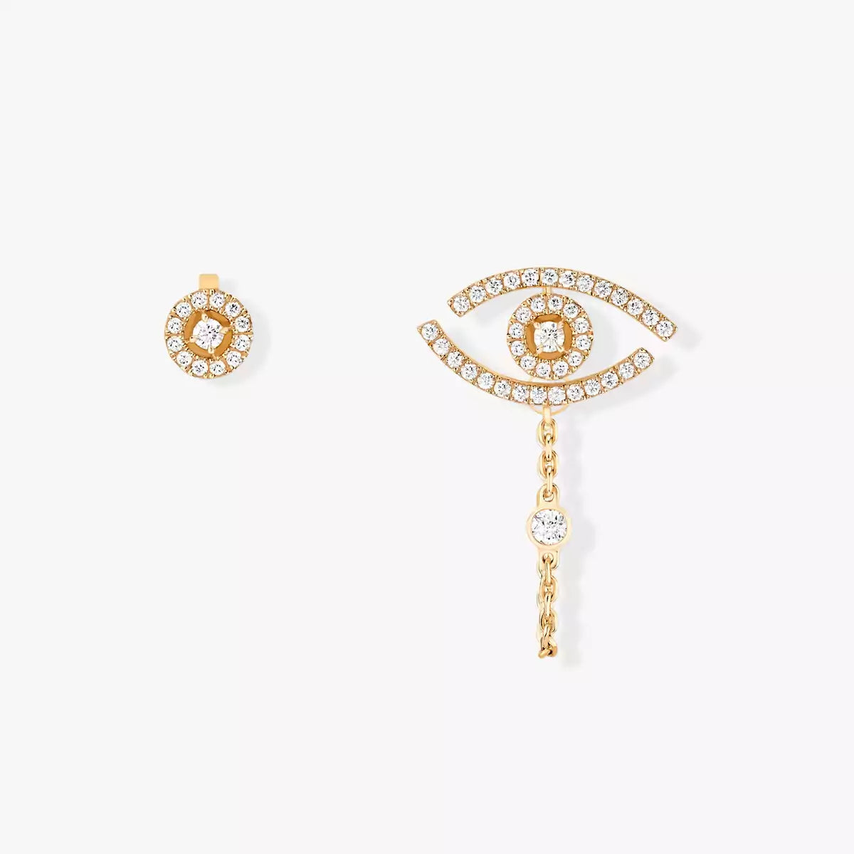 [Noble Aura jewelry]Lucky Eye Diamond Earrings