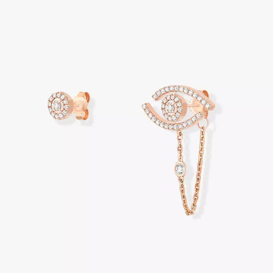 [Noble Aura jewelry]Lucky Eye Diamond Earrings