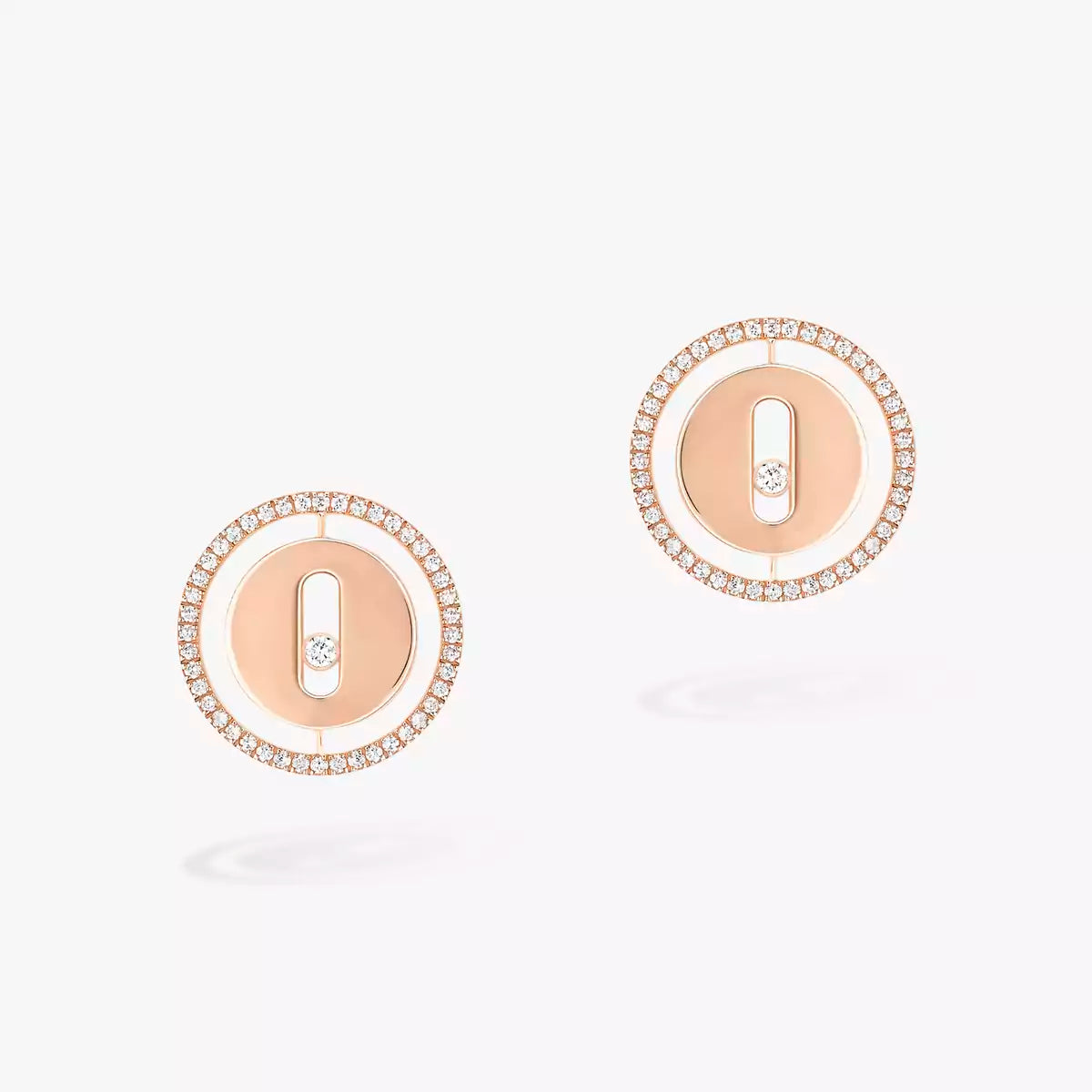 [Noble Aura jewelry]Lucky Move Diamond Earrings