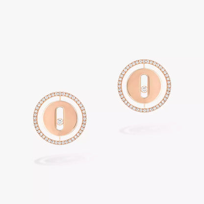 [Noble Aura jewelry]Lucky Move Diamond Earrings