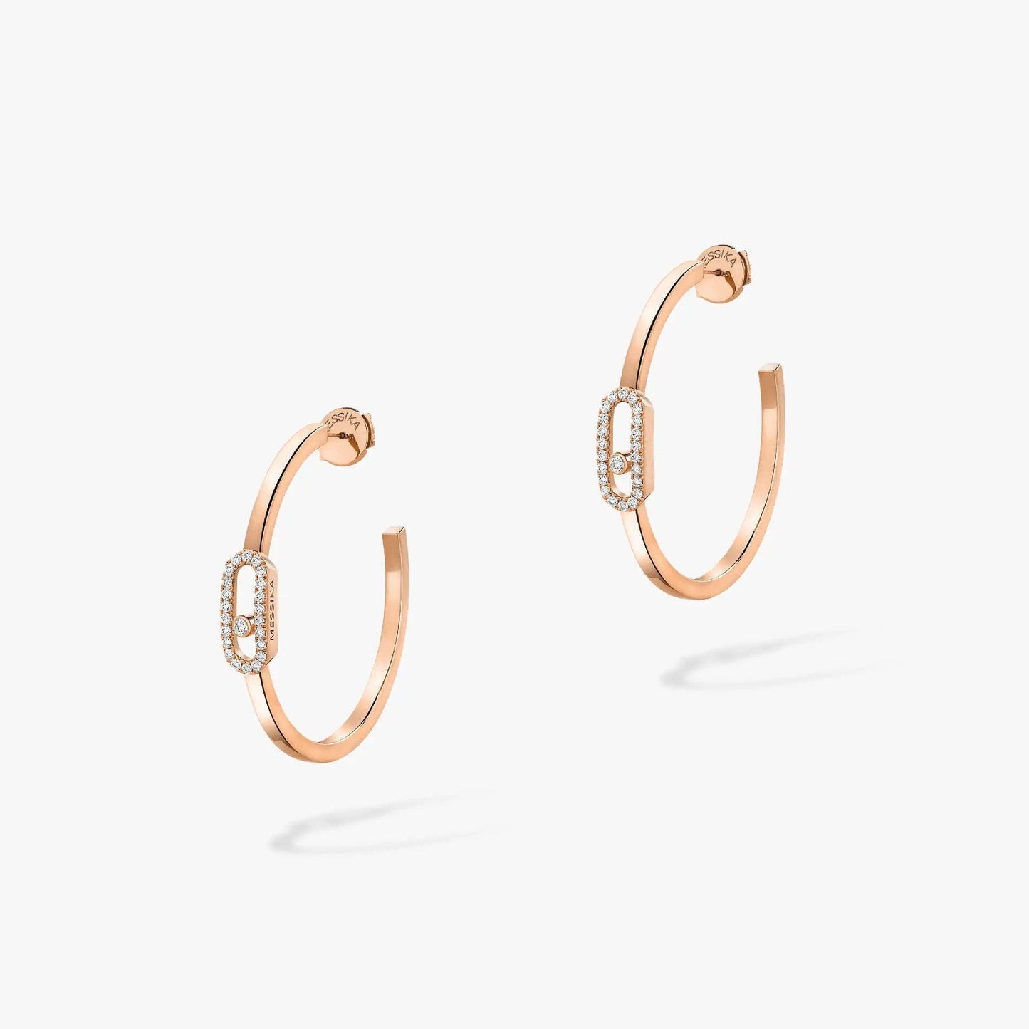 [Noble Aura jewelry]CREOLES MOVE UNO PM DIAMOND EARRINGS