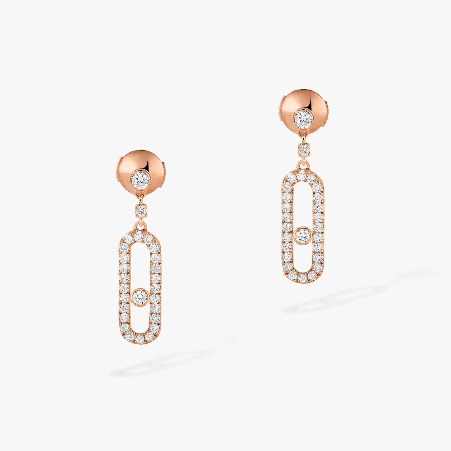 [Noble Aura jewelry]DORMEUSES MOVE UNO DIAMOND EARRINGS