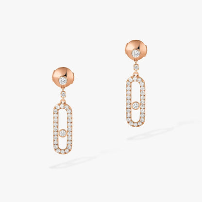 [Noble Aura jewelry]DORMEUSES MOVE UNO DIAMOND EARRINGS