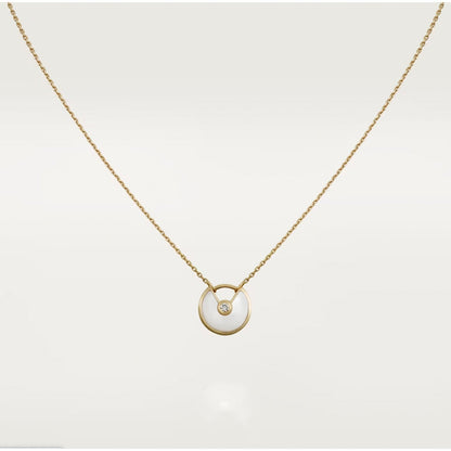 [Noble Aura jewelry]AMULETTE ROSE GOLD MOP NECKLACE