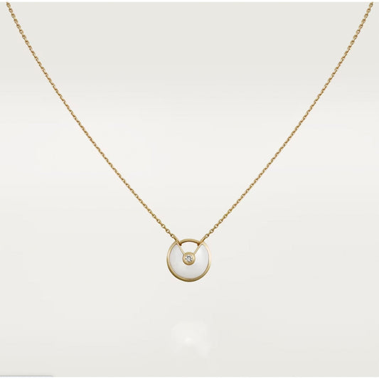 [Noble Aura jewelry]AMULETTE ROSE GOLD MOP NECKLACE