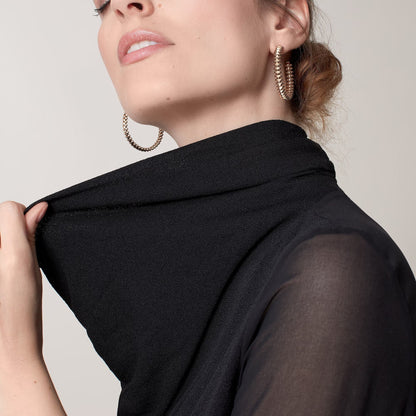 [Noble Aura jewelry]CLASH HOOP LARGE EARRINGS