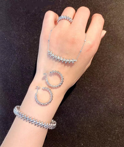 [Noble Aura jewelry]CLASH SILVER BRACELET