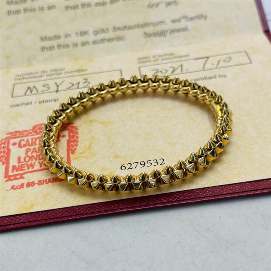 [Noble Aura jewelry]CLASH GOLD BRACELET