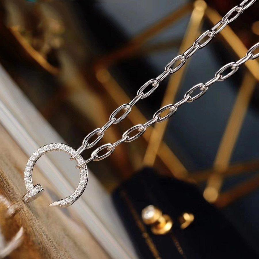 [Noble Aura jewelry]JUSTE NECKLACE FULL DIAMONDS