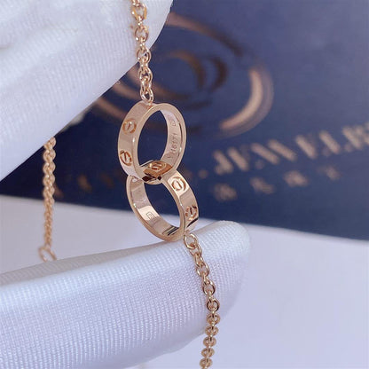 [Noble Aura jewelry]LOVE BRACELET DOUBLE RING