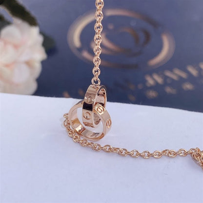 [Noble Aura jewelry]LOVE BRACELET DOUBLE RING