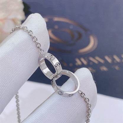 [Noble Aura jewelry]LOVE BRACELET DOUBLE RING