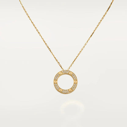 [Noble Aura jewelry]LOVE NECKLACE ADJUSTABLE ROSE GOLD