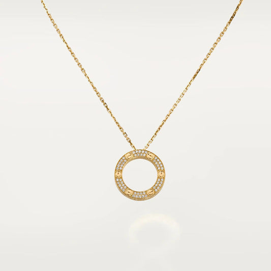 [Noble Aura jewelry]LOVE NECKLACE ADJUSTABLE ROSE GOLD