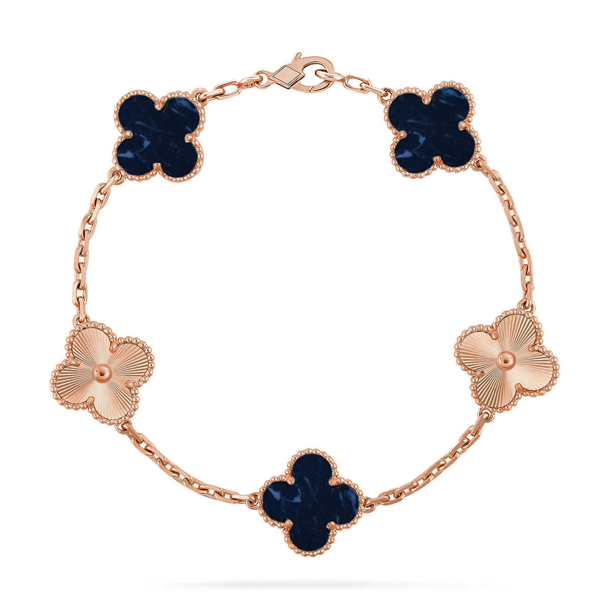 [Noble Aura jewelry]CLOVER 5 MOTIF PIETERSITE BRACELET COLLECTION