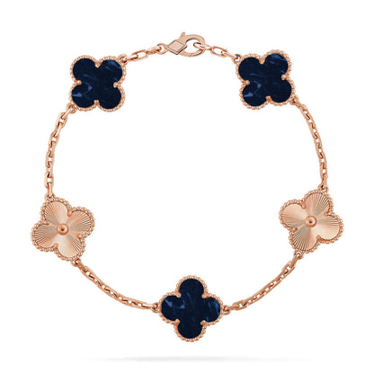 [Noble Aura jewelry]CLOVER 5 MOTIF PIETERSITE BRACELET COLLECTION
