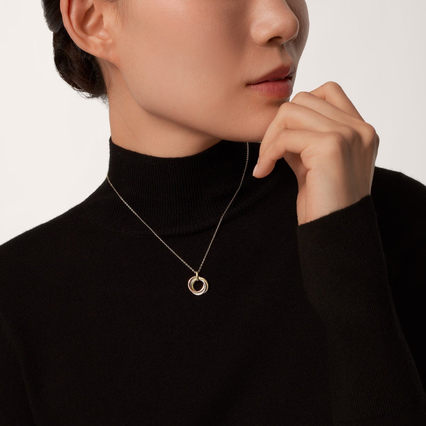 [Noble Aura jewelry]TRINITY SMALL NECKLACE